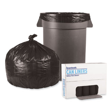 Boardwalk® Low-density Waste Can Liners, 33 Gal, 0.5 Mil, 33" X 39", Black, 200-carton freeshipping - TVN Wholesale